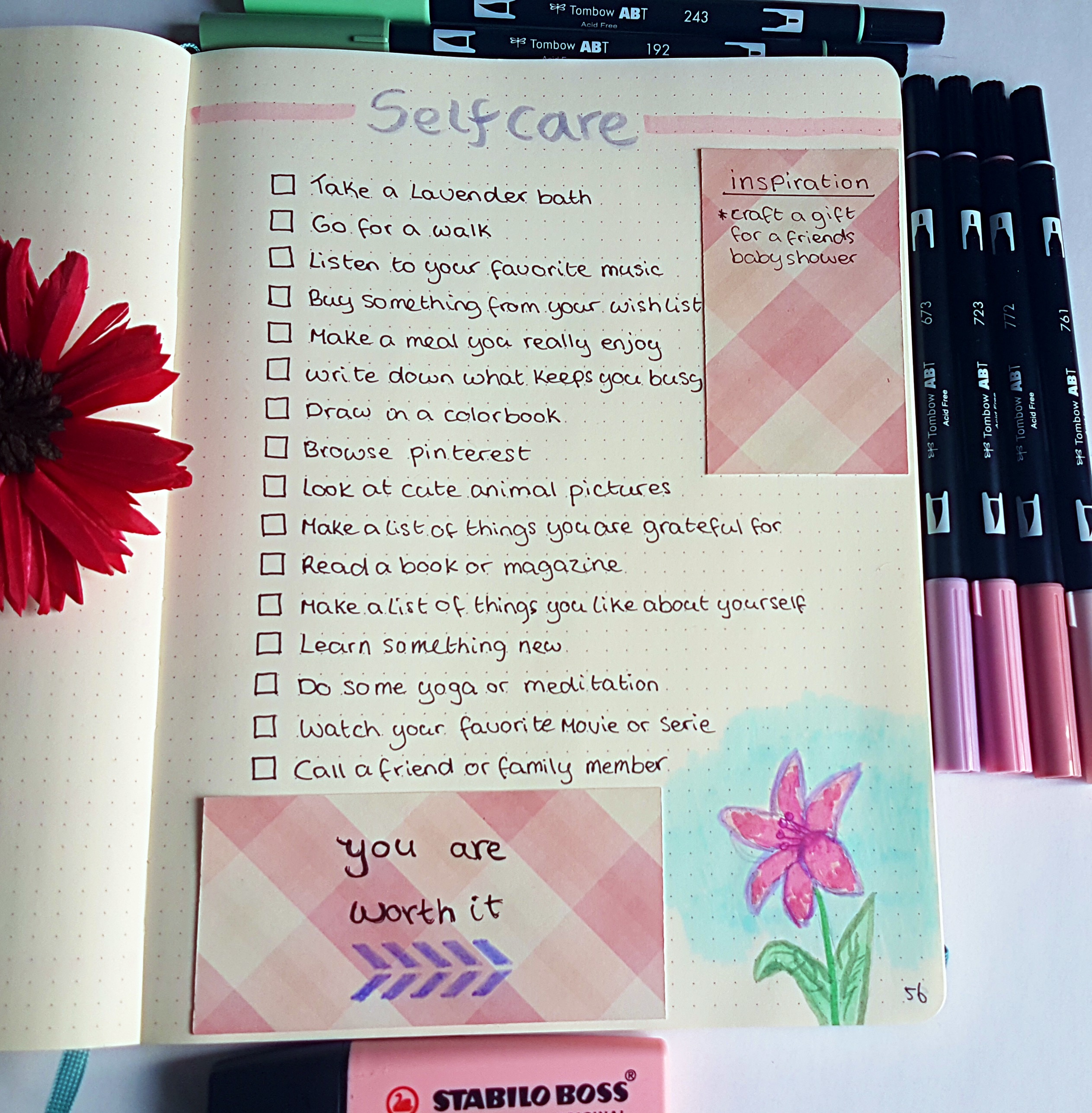 Using the Bullet Journal for Self-Care